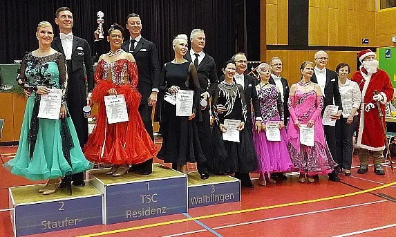 Sylvia und Lutz auf Platz 2