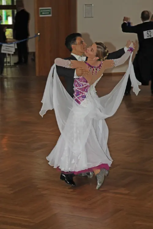 Christopher Lehmann und Silvia Broschell beim Turnier
