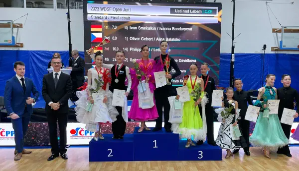 Siegerehrung der Junioren I B Standard