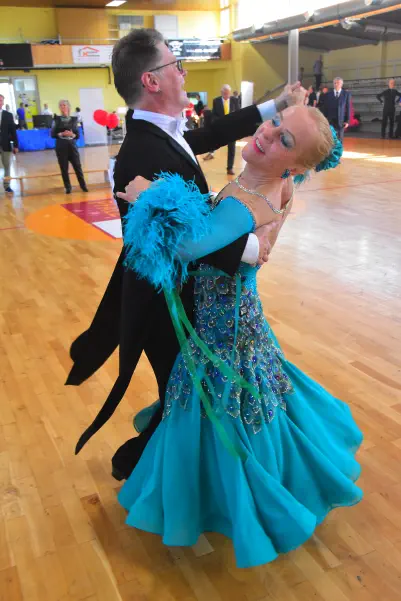 Eva Maria Rott und Rolf Nothhelfer-Richter bei der TBW Trophy