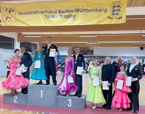 Die Finalisten am Sonntag bei der Siegerehrung